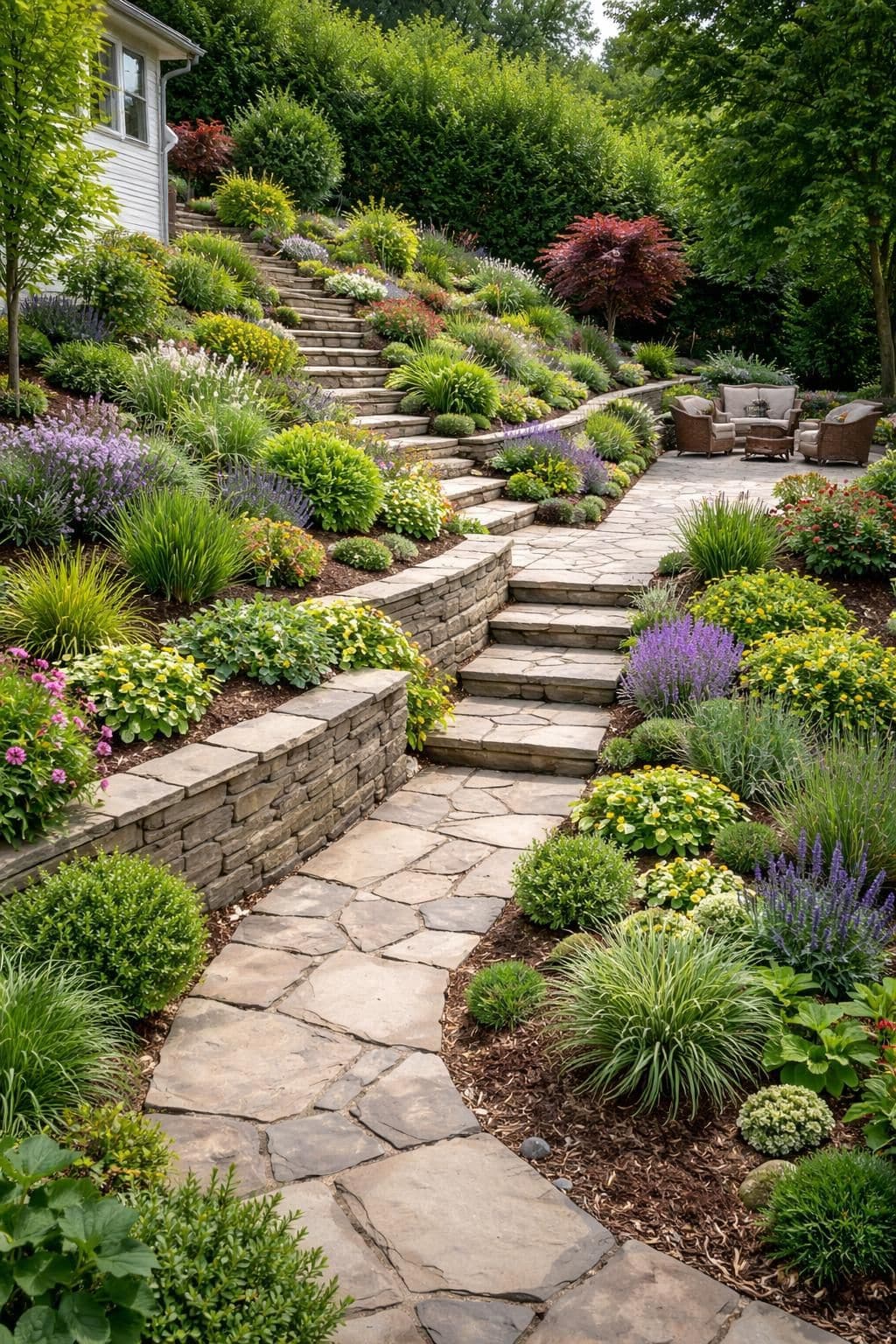découvrez des solutions pratiques et esthétiques pour aménager votre espace extérieur sur un terrain en pente légère et créer un jardin harmonieux.