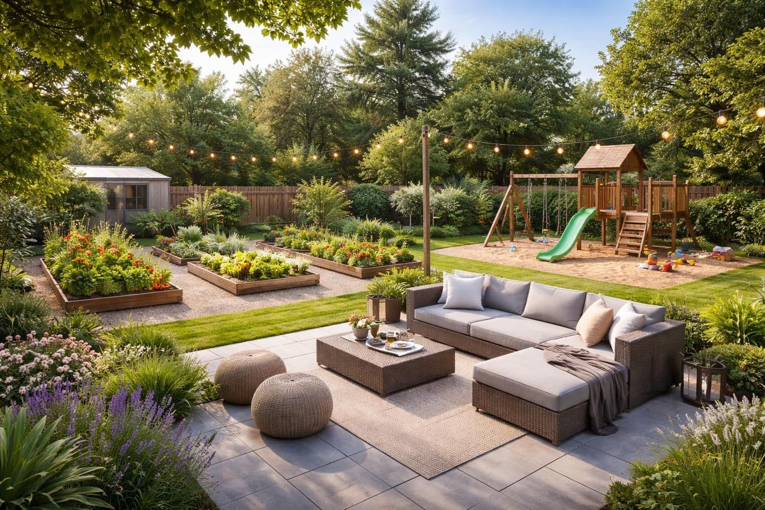 découvrez comment aménager un jardin familial alliant beauté et fonctionnalité pour profiter d'un espace extérieur à la fois esthétique et pratique au quotidien.