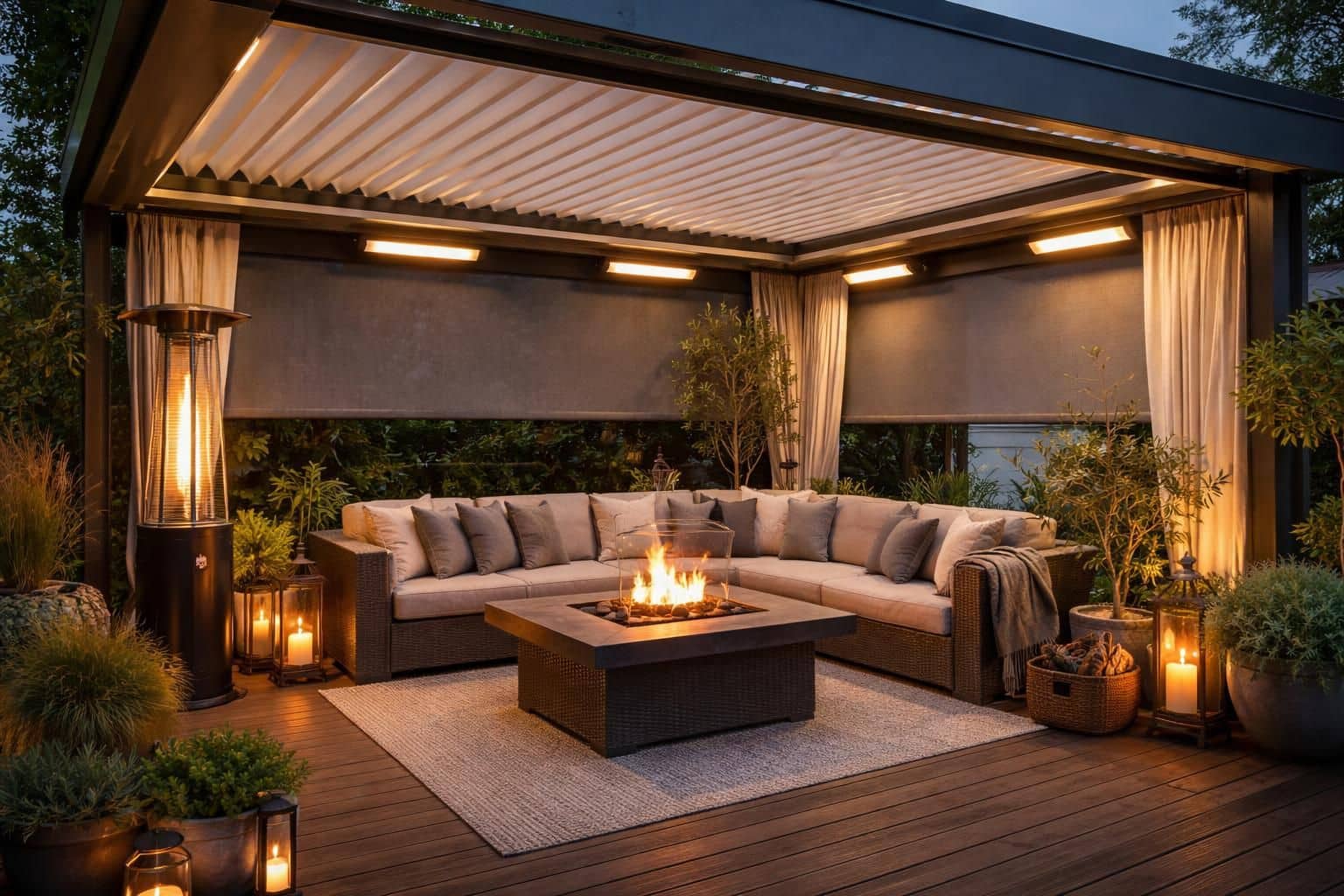 découvrez comment aménager un espace extérieur confortable et fonctionnel toute l'année, même hors saison estivale, pour profiter pleinement de votre jardin en toute saison.