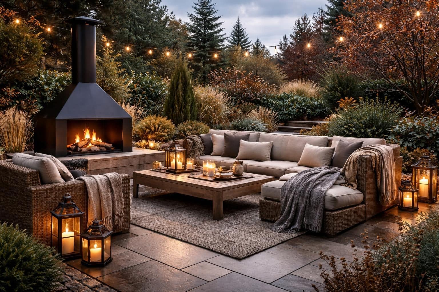 découvrez comment aménager un espace extérieur confortable et fonctionnel toute l'année, même hors saison estivale, pour profiter pleinement de votre jardin en toutes circonstances.