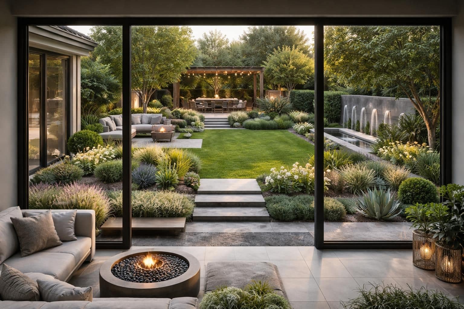 découvrez comment aménager un jardin visible depuis toutes les pièces de votre maison pour profiter d'une vue agréable et d'une ambiance apaisante au quotidien.