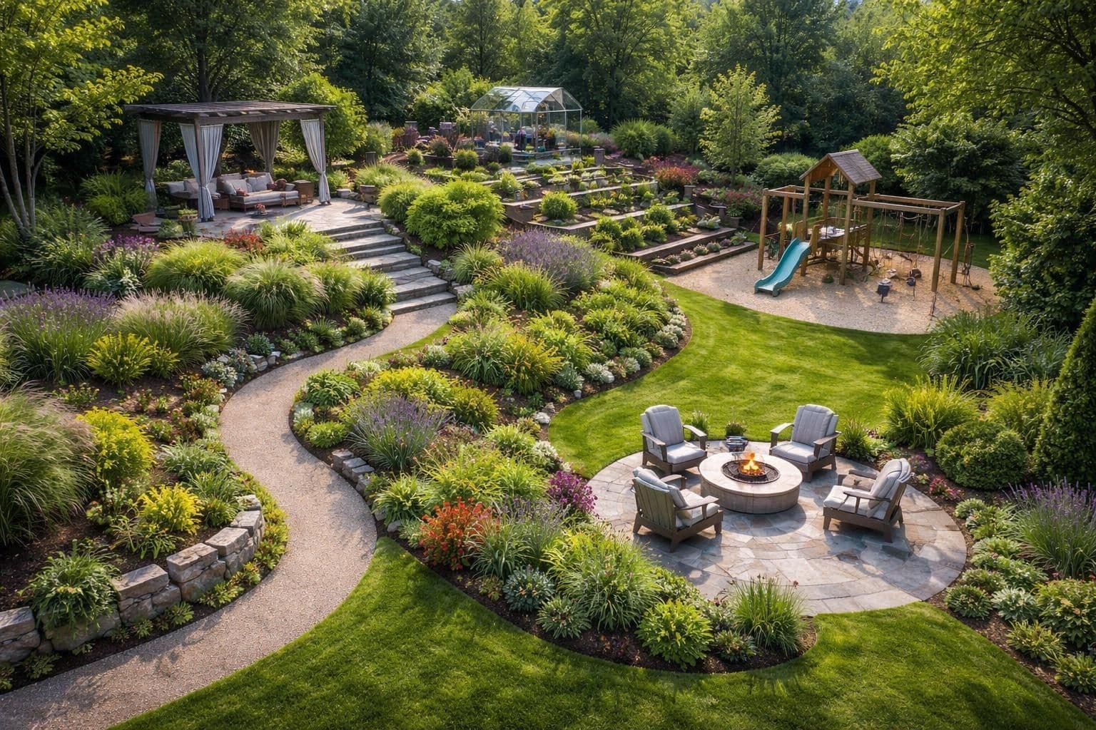 conseils pratiques pour organiser efficacement un jardin avec une surface fragmentée et optimiser chaque espace disponible.