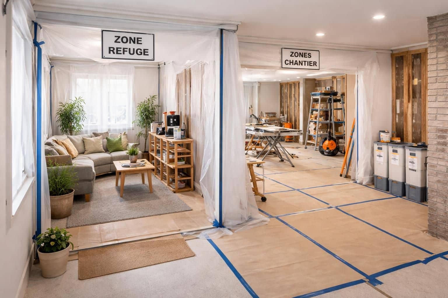 d&eacute;couvrez nos conseils pour r&eacute;nover une maison habit&eacute;e en minimisant les d&eacute;sagr&eacute;ments et en pr&eacute;servant votre confort au quotidien.